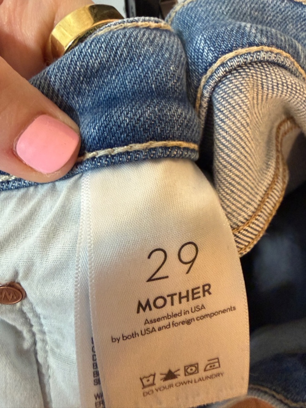 Mother insider crop step fray - Picture 3 of 4
